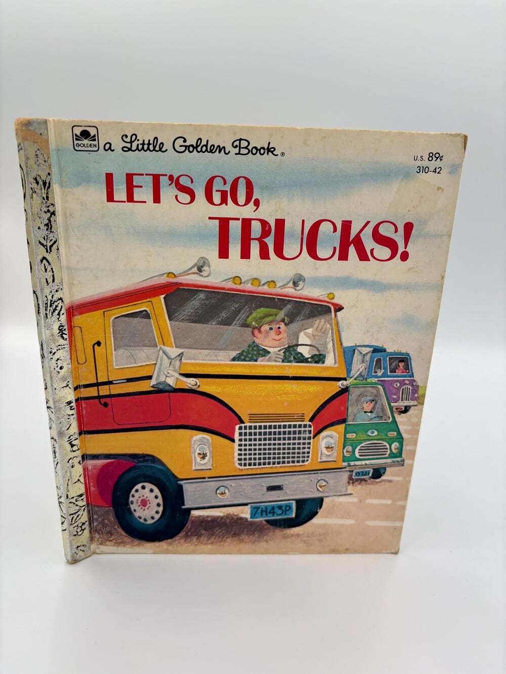 Let’s Go, Trucks! Little Golden Book Vintage Children’s Book Exceptional Conditi